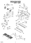Part Location Diagram of 4360320 Whirlpool SCREW