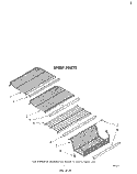 SHELF Diagram and Parts List for EV15HKXRW0  Whirlpool Freezer