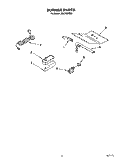 Part Location Diagram of 814269 Whirlpool Range Flat Oven Igniter