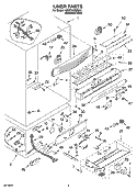 LINER PARTS Diagram and Parts List for KBRC36FMS02  KitchenAid Refrigerator