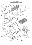 UNIT Diagram and Parts List for KTRD18KAAL21  Whirlpool Refrigerator