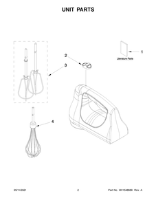 Part Location Diagram of W11432659 Whirlpool BEATER-MXR