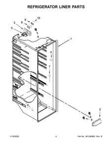 Part Location Diagram of W11123941 Whirlpool SWITCH
