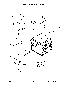 Oven Parts (18 In) Diagram and Parts List for KFGC558JSC05  KitchenAid Range