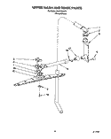 UPPER WASH AND RINSE Diagram and Parts List for 4KUDC220T5  KitchenAid Dishwasher