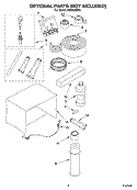 OPTIONAL Diagram and Parts List for ACD052MM0  Whirlpool Air Conditioner