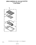 RCK882(261949) Diagram and Parts List for RC8300XKH  Whirlpool Cooktop