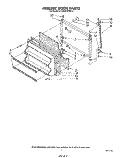 FREEZER DOOR Diagram and Parts List for ET16EK1PWR4  Whirlpool Refrigerator
