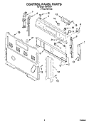Part Location Diagram of 9758902 Whirlpool Panel, Backguard