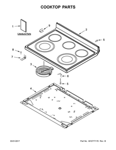 Part Location Diagram of W10744973 Whirlpool HARNS-WIRE
