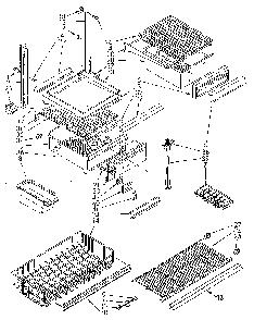 Liner Diagram and Parts List for EF19MKXSM01  Whirlpool Refrigerator