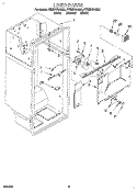 Part Location Diagram of 2159578 Whirlpool COVER-DUCT