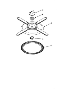 Lower Washarm And Strainer Diagram and Parts List for KUDC24SESS24  KitchenAid Dishwasher