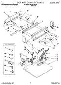 SECTION Diagram and Parts List for KEYE679BBL0  KitchenAid Dryer