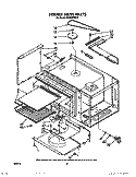 STIRRER DRIVE Diagram and Parts List for RM286PXV2  Whirlpool Microwave Oven Combo