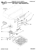 SECTION Diagram and Parts List for RH4730XDS0  Whirlpool Range Hood