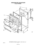 Part Location Diagram of 1104974 Whirlpool Compartment, Butter Door