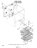 OVEN (CONTINUED) Diagram and Parts List for RM975PXLW0  Whirlpool Microwave Oven Combo