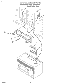 INSTALLATION Diagram and Parts List for MH9115XBQ0  Whirlpool Microwave