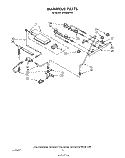MANIFOLD Diagram and Parts List for SF3600EPW1  Whirlpool Range