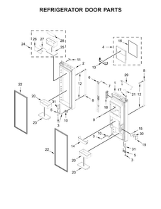 Part Location Diagram of W11625084 Whirlpool GASKET