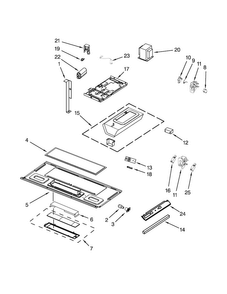 Interior And Ventilation Parts Diagram and Parts List for WMH31017AB3  Whirlpool Microwave
