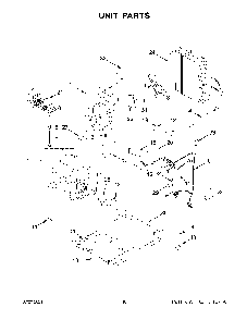 Unit Parts Diagram and Parts List for KUID308HPS01  KitchenAid Ice Maker