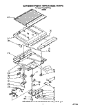 COMPARTMENT SEPARATOR Diagram and Parts List for TT18EKRWW02  Estate Refrigerator