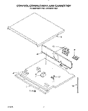 CONTROL COMPARTMENT AND CABINET TOP Diagram and Parts List for KEBS177SBL0  KitchenAid Wall Oven