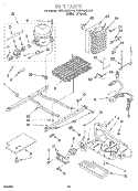 UNIT Diagram and Parts List for TS22AQXDW10  Whirlpool Refrigerator