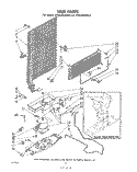 Part Location Diagram of 935784 Whirlpool Condenser & Precooler Assembly