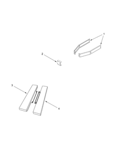 Installation Parts Diagram and Parts List for KMBS104EBL02  KitchenAid Microwave