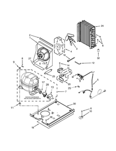 Unit Parts Diagram and Parts List for 10689553100  Kenmore Ice Maker