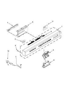 Part Location Diagram of W10528495 Whirlpool WIRE