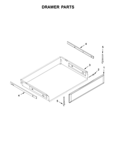 Part Location Diagram of W11334145 Whirlpool PANEL-DRWR