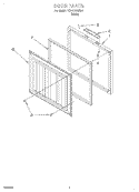 SECTION Diagram and Parts List for TCF0710GW01  Whirlpool Freezer