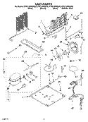 UNIT Diagram and Parts List for KTRC19MKSS02  KitchenAid Refrigerator