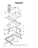 COOKTOP Diagram and Parts List for KEDT105VAL1  KitchenAid Range
