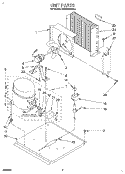UNIT Diagram and Parts List for KUIS185DAL0  KitchenAid Ice Maker
