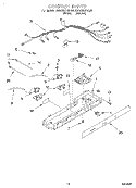 CONTROL Diagram and Parts List for KSRS25QFAL00  KitchenAid Refrigerator