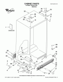 Part Location Diagram of W10205540 Whirlpool Service & Wiring Sheet