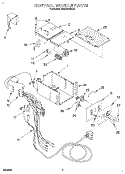 CONTROL MODULE Diagram and Parts List for 3XACM18XD0  Whirlpool Air Conditioner