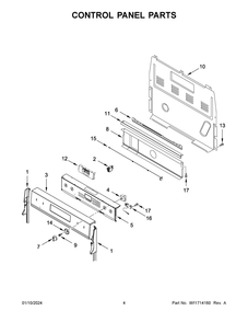 Part Location Diagram of W11594266 Whirlpool ANTENNA