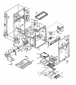 Part Location Diagram of 521588 Whirlpool Frame