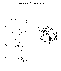 Internal oven parts Diagram and Parts List for WOS31ES0JS01  Whirlpool Wall Oven