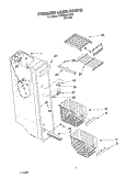 FREEZER LINER Diagram and Parts List for 4YGD25DCHT02  Whirlpool Refrigerator