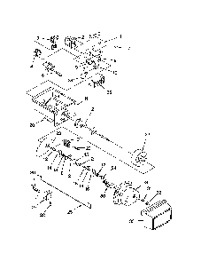 Motor and ice container Diagram and Parts List for 10658982801  Kenmore Refrigerator