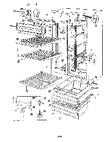03 - Fresh Food Compartment Diagram and Parts List for RC20EN-2A  Whirlpool Refrigerator