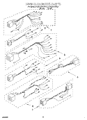 WIRING HARNESS, LITERATURE Diagram and Parts List for KGBS276XBL0  KitchenAid Wall Oven