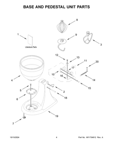 Part Location Diagram of W11634656 Whirlpool USE & CARE GUIDE